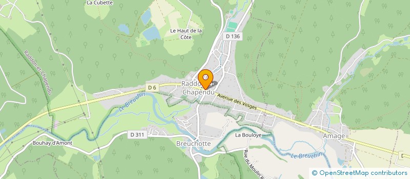 localisation de l'entreprise MONSIEUR CHRISTOPHE RE  RADDON-ET-CHAPENDU