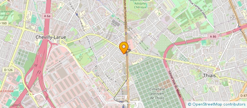 localisation de l'entreprise MONSIEUR CHRISTOPHE REAUBOURG  CHEVILLY-LARUE