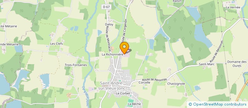 localisation de l'entreprise MONSIEUR CHRISTOPHE RECCHIA  SAINT-ANDRE-SUR-VIEUX-JONC