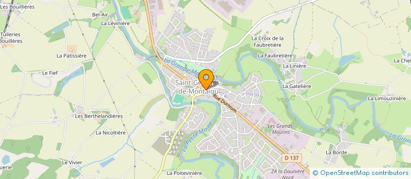 localisation de l'entreprise MONSIEUR CHRISTOPHE REDUREAU à MONTAIGU-VENDEE