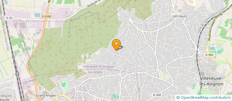 localisation de l'entreprise MONSIEUR CHRISTOPHE REFALO  VILLENEUVE-LES-AVIGNON