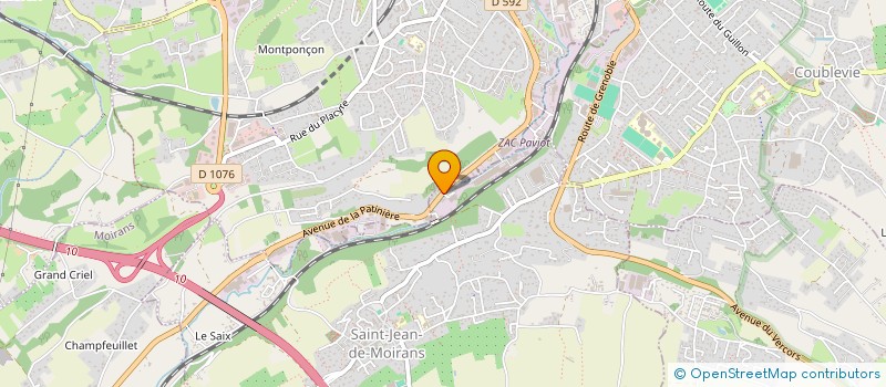 localisation de l'entreprise MONSIEUR CHRISTOPHE REGEFFE  SAINT-JEAN-DE-MOIRANS