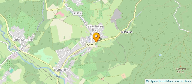 localisation de l'entreprise MONSIEUR CHRISTOPHE REIBEL  SAINT-PIERRE-BOIS