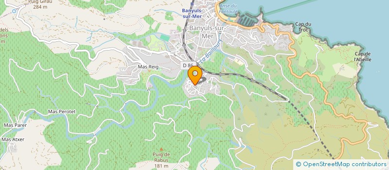 localisation de l'entreprise MONSIEUR CHRISTOPHE REIG  BANYULS-SUR-MER