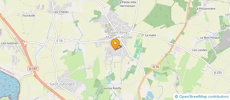 localisation de l'entreprise MONSIEUR CHRISTOPHE REISCHLE à SAINT-PERE-MARC-EN-POULET