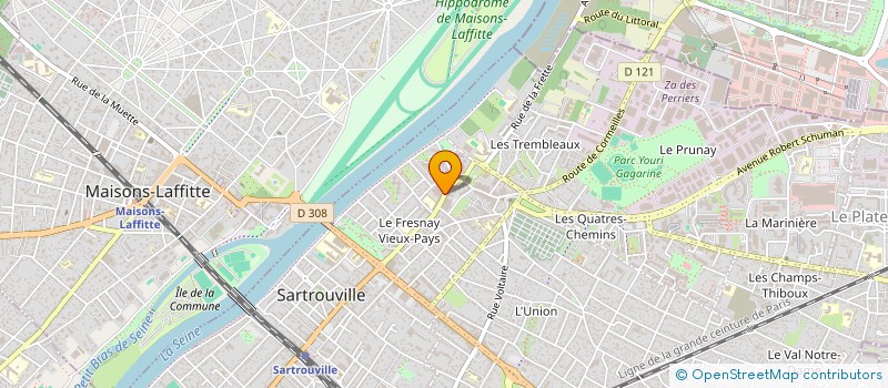 localisation de l'entreprise MONSIEUR CHRISTOPHE REIVAX à SARTROUVILLE