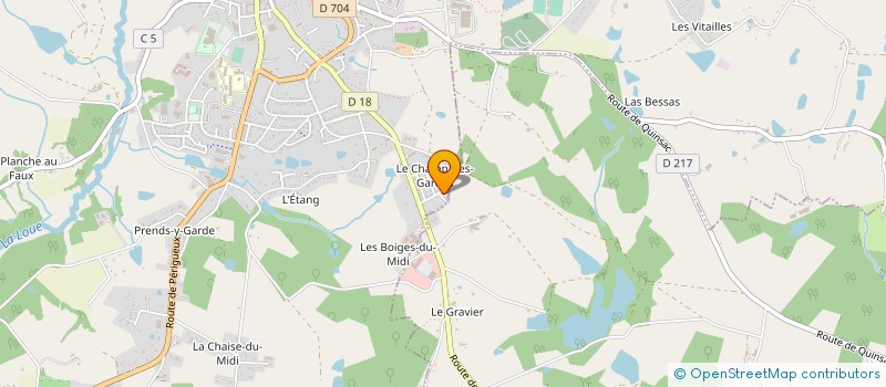 localisation de l'entreprise MONSIEUR CHRISTOPHE REIX à SAINT-YRIEIX-LA-PERCHE