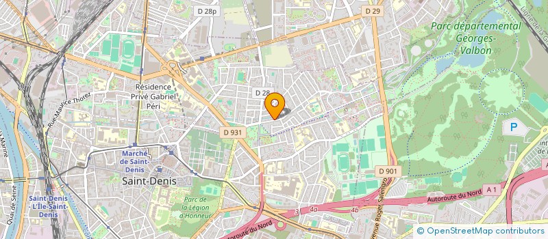 localisation de l'entreprise MONSIEUR CHRISTOPHE REMI COQUEUGNIOT à SAINT-DENIS