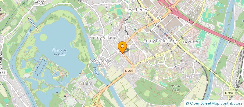 localisation de l'entreprise MONSIEUR CHRISTOPHE REMILLON  CERGY