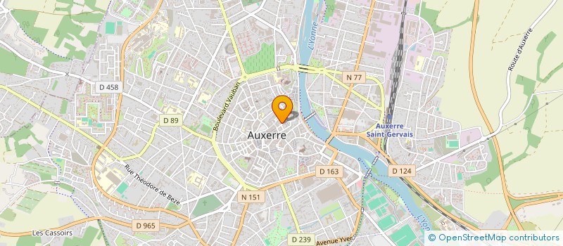 localisation de l'entreprise MONSIEUR CHRISTOPHE REMY à AUXERRE