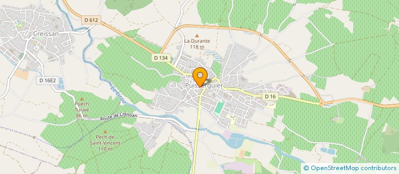 localisation de l'entreprise MONSIEUR CHRISTOPHE REMY  PUISSERGUIER