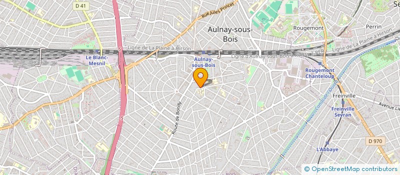 localisation de l'entreprise MONSIEUR CHRISTOPHE REMY à AULNAY-SOUS-BOIS