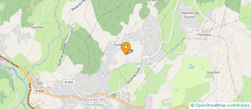 localisation de l'entreprise MONSIEUR CHRISTOPHE RENARD  SAINT-CLAIR