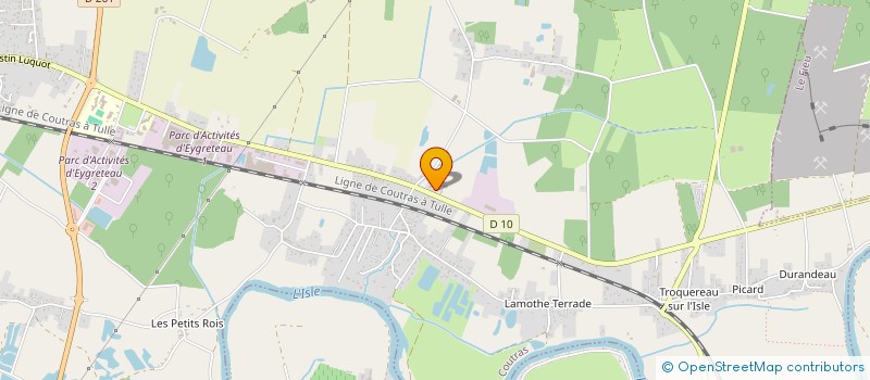 localisation de l'entreprise MONSIEUR CHRISTOPHE RENARD  COUTRAS