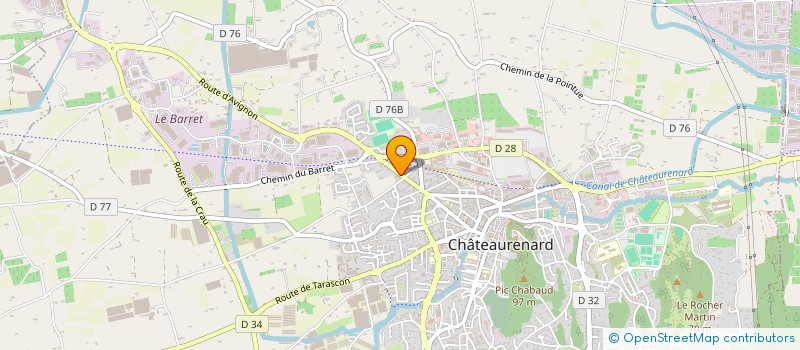 localisation de l'entreprise MONSIEUR CHRISTOPHE RENAUD  CHATEAURENARD