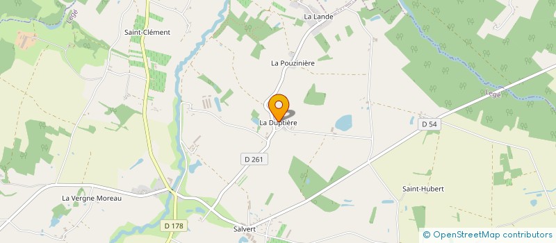 localisation de l'entreprise MONSIEUR CHRISTOPHE RENAUD  LEGE