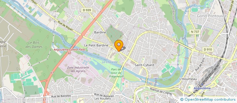 localisation de l'entreprise MONSIEUR CHRISTOPHE RENAUD à ANGOULEME