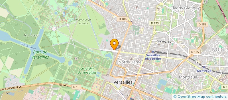 localisation de l'entreprise MONSIEUR CHRISTOPHE RENAUD à VERSAILLES