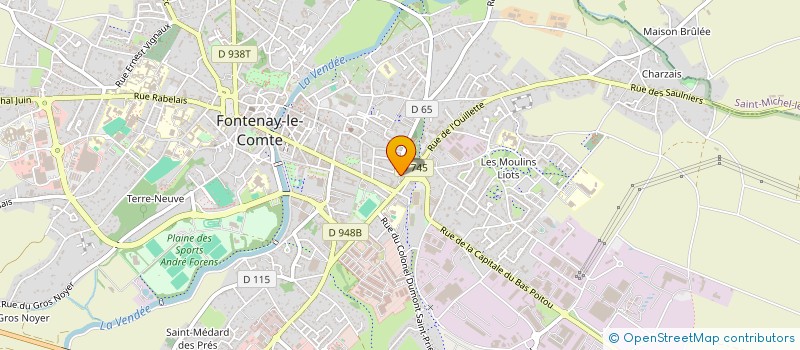 localisation de l'entreprise MONSIEUR CHRISTOPHE RENAUD  FONTENAY-LE-COMTE