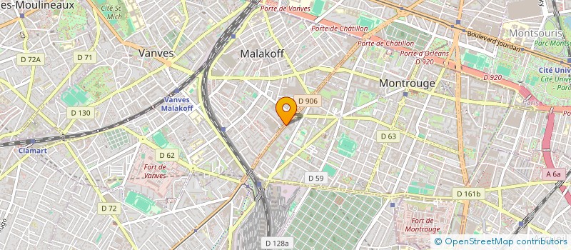 localisation de l'entreprise MONSIEUR CHRISTOPHE RENAULT à MONTROUGE