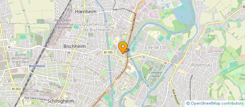 localisation de l'entreprise MONSIEUR CHRISTOPHE RENAULT  BISCHHEIM