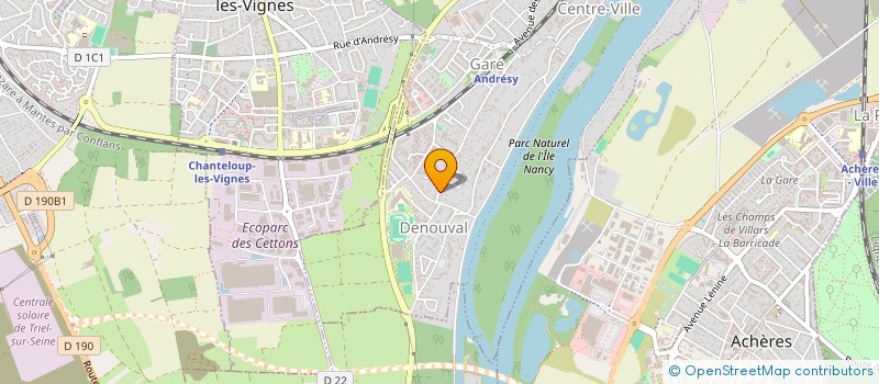 localisation de l'entreprise MONSIEUR CHRISTOPHE RENNER  ANDRESY