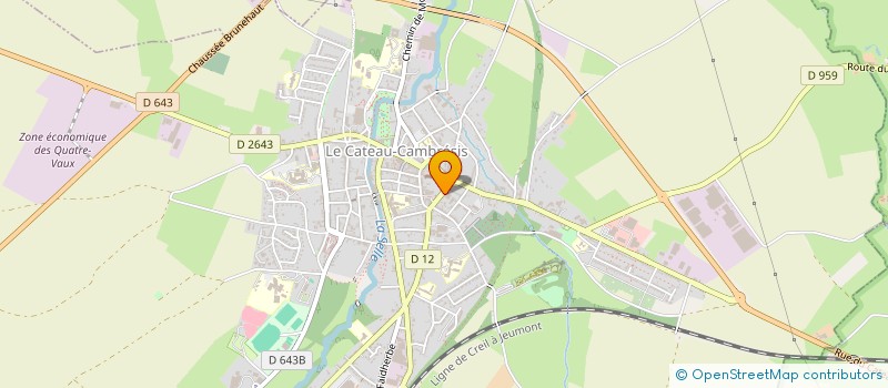 localisation de l'entreprise MONSIEUR CHRISTOPHE RENOLD  LE CATEAU-CAMBRESIS