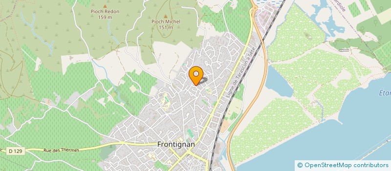 localisation de l'entreprise MONSIEUR CHRISTOPHE REVEILLE à FRONTIGNAN