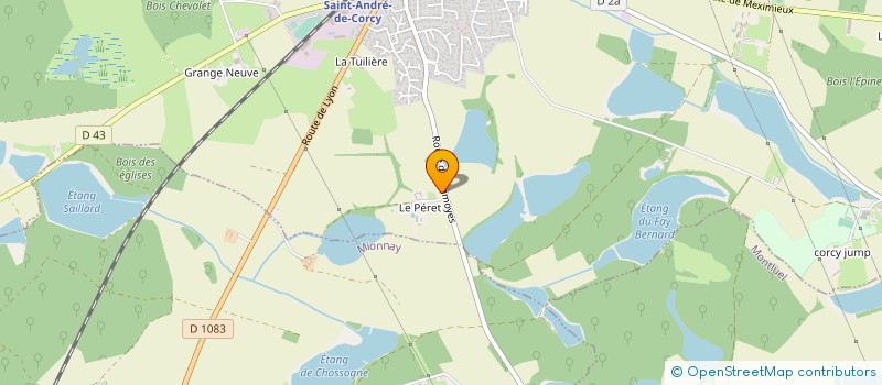 localisation de l'entreprise MONSIEUR CHRISTOPHE REVERCHON  SAINT-ANDRE-DE-CORCY