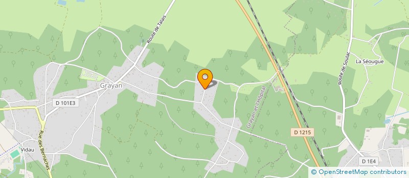 localisation de l'entreprise MONSIEUR CHRISTOPHE REVERDY  GRAYAN-ET-L'HOPITAL