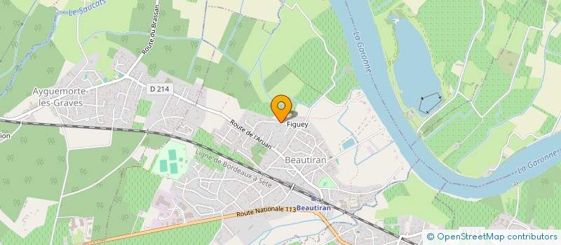 localisation de l'entreprise MONSIEUR CHRISTOPHE REVERT  BEAUTIRAN