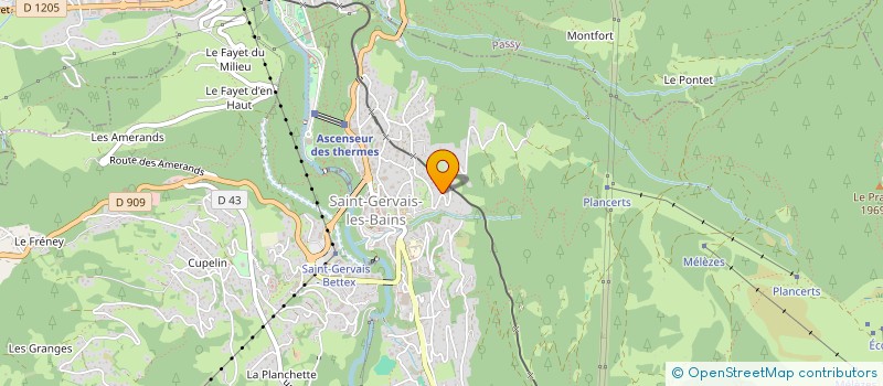 localisation de l'entreprise MONSIEUR CHRISTOPHE REVILLIOD à SAINT-GERVAIS-LES-BAINS