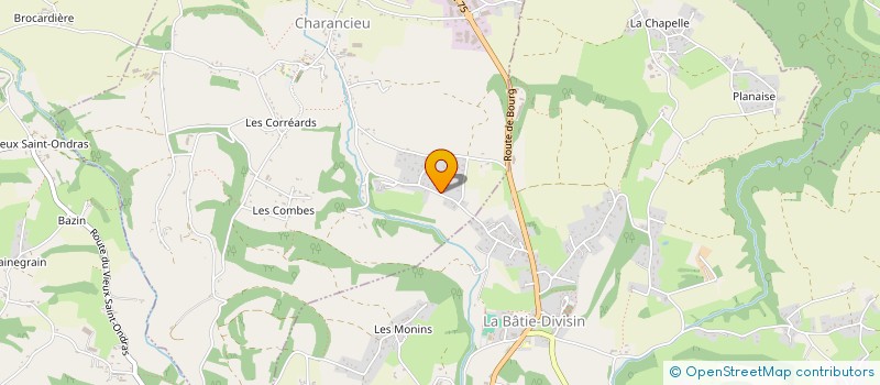 localisation de l'entreprise MONSIEUR CHRISTOPHE REVOL  CHARANCIEU