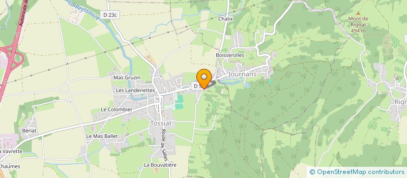 localisation de l'entreprise MONSIEUR CHRISTOPHE REY  TOSSIAT