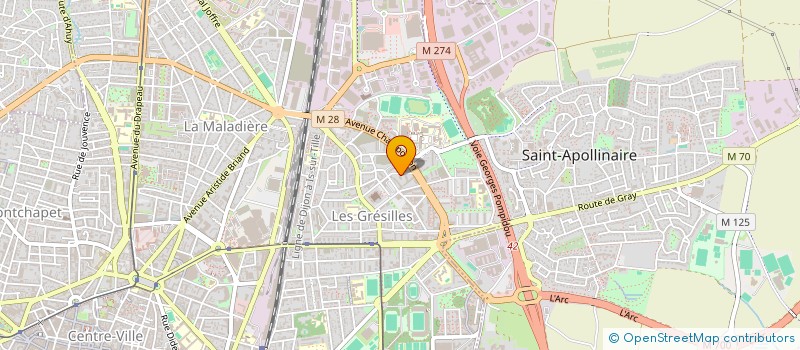localisation de l'entreprise MONSIEUR CHRISTOPHE REY à DIJON
