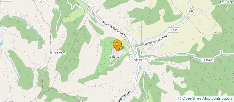 localisation de l'entreprise MONSIEUR CHRISTOPHE REY  LA FORTERESSE