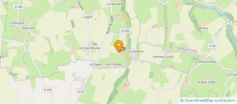 localisation de l'entreprise MONSIEUR CHRISTOPHE REY  SAINT-JEAN-DE-SAVIGNY