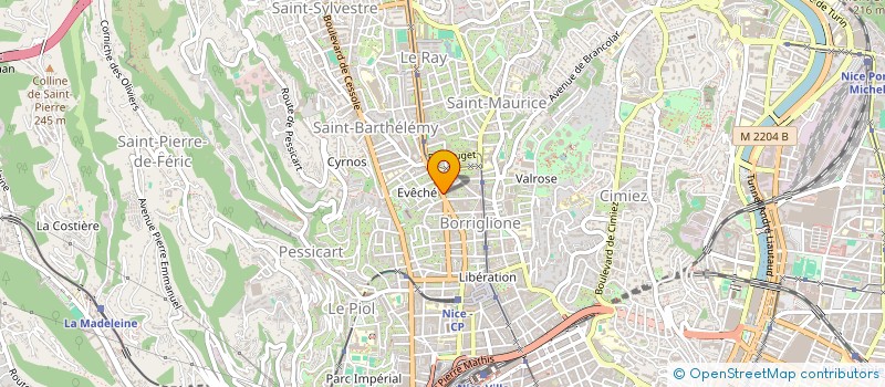 localisation de l'entreprise MONSIEUR CHRISTOPHE REYMANN à NICE