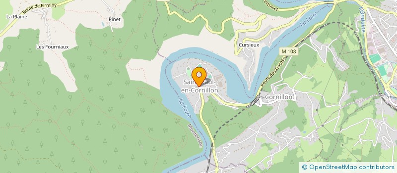 localisation de l'entreprise MONSIEUR CHRISTOPHE REYMOND  SAINT-MAURICE-EN-GOURGOIS