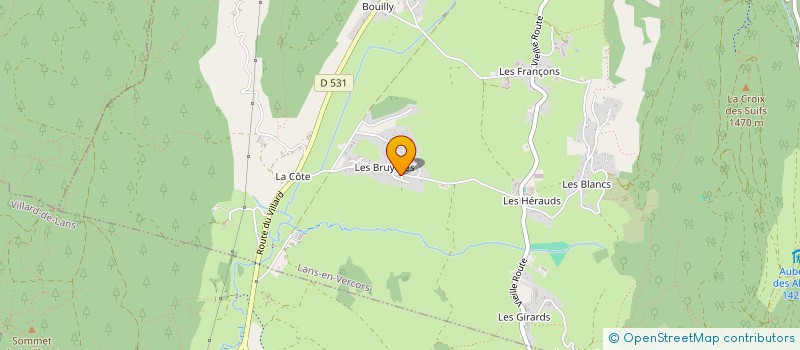 localisation de l'entreprise MONSIEUR CHRISTOPHE REYNAUD-DULAURIER  LANS-EN-VERCORS