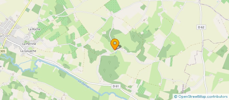 localisation de l'entreprise MONSIEUR CHRISTOPHE RIANT  MARCON