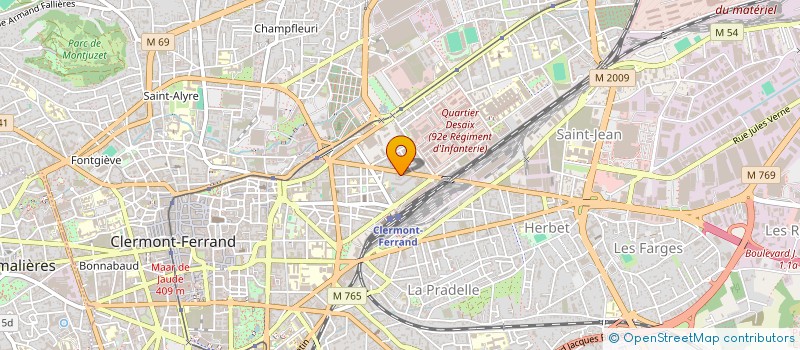 localisation de l'entreprise MONSIEUR CHRISTOPHE RIBBE à CLERMONT-FERRAND