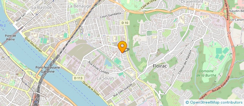 localisation de l'entreprise MONSIEUR CHRISTOPHE RIBEIRO  FLOIRAC