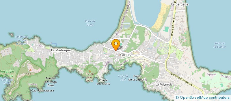 localisation de l'entreprise MONSIEUR CHRISTOPHE RIBEIRO à HYERES