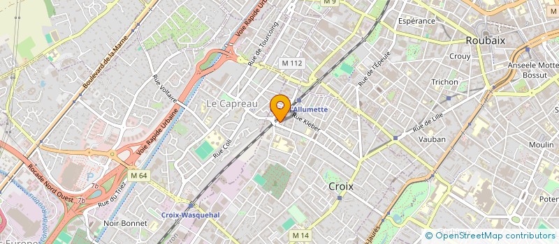 localisation de l'entreprise MONSIEUR CHRISTOPHE RIBEIRO à CROIX