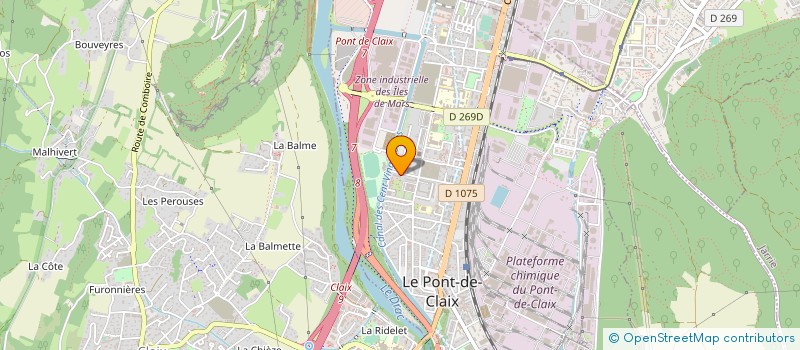 localisation de l'entreprise MONSIEUR CHRISTOPHE RIBEIRO MAMOUROS  LE PONT-DE-CLAIX