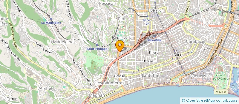localisation de l'entreprise MONSIEUR CHRISTOPHE RIBES à NICE
