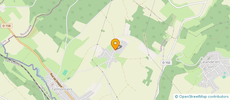 localisation de l'entreprise MONSIEUR CHRISTOPHE RIBOUT  TALMONTIERS