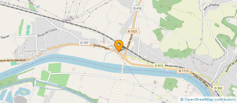 localisation de l'entreprise MONSIEUR CHRISTOPHE RICARDO  COLAYRAC-SAINT-CIRQ