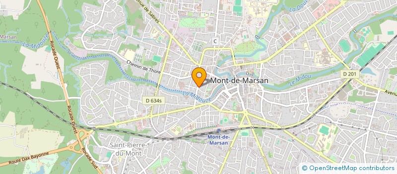 localisation de l'entreprise MONSIEUR CHRISTOPHE RICARDO  MONT-DE-MARSAN